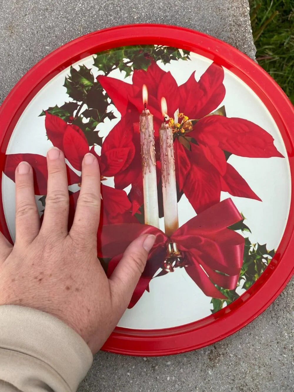 Poinsettia Plate